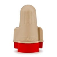 3M Performance Plus Wire Connector, Flexible Steel Spring Connectors, 22-8 AWG, Tan and Red Color (T/R+), Bag of 100