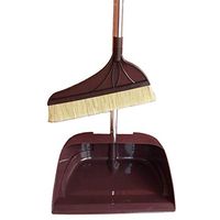 WDX- Broom combination household living room sweeping floor cleaning kitchen cleaning tools broom 簸箕 set combination thickening broom soft hair non-stick hair artifact Household