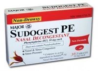 SudoGest PE Nasal Decongestant Tablets, 10mg, 36ct by MAJPCS