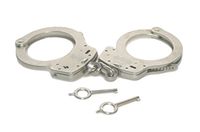 Smith & Wesson 350103 100 Handcuffs Standard Size, Nickel