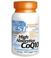 Coenzyme Q10 with BioPerine by Doctor's Best (100 mg, 30 veggie caps)