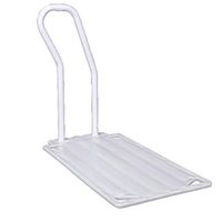 LYP-Medical Bed Rail, Metal Bedside Safety Rail for Pregnant Women with Disabilities,Assistance for Getting in and Out of Bed at Home White