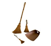 Big Palm broom, Small broom, Table broom and Dustpan, 4 piece set