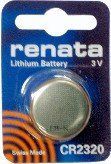 Renata CR2320 (BR2320) 3 Volt Lithium Coin Battery (Pack of 1)