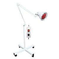 Infrared Massage Lamp with Stainless Steel Anti-scalding Mesh Cover, Intelligent Temperature Adjustable Infrared Light Therapy Heat Lamp Set