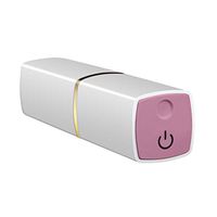 RITER 10 Frequency Mini Lipstick Body Massage Stimulation Vibrate Relaxing Massager USB Charging