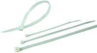 Morris 20802 Heat Stabilized Nylon Cable Tie with 18-Pound Tensile Strength, 4-Inch Length, Green, 100-Pack