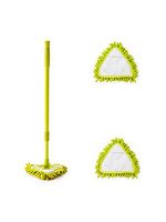 WJL Mini Microfiber Mop,Detachable,360 Degree Rotation,Equipped With 2PCS Replacement Mop Cloth