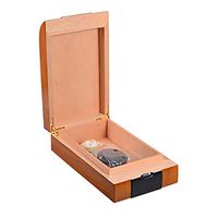 Lxc Customized Alcoholized Cedar Portable Personality Creative Retro Arc Cigar Humidor