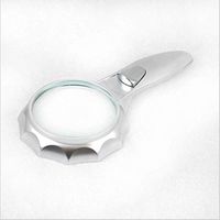 Magnifying Glass, Handheld HD 6led Light Eye Protection Eye Protection for The Elderly Reading Lighting Magnifying Glass LIXFDJ Vision Assisted Magnification