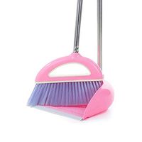 WDX- Broom combination household living room sweeping floor cleaning kitchen cleaning tools broom 簸箕 set combination thickening broom soft hair non-stick hair artifact Household