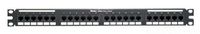 Panduit DP245E88TGY Category-5E 24-Port Flat Punchdown Patch Panel, Black