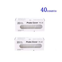 Sofunii Suitable for All Braun ThermoScan Models and Other Types of thermometers 40 Count Ear Thermometer Probe Cover/Refill Cover/Lens Filter Disposable Cover (40counts)