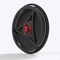 Rowheels LX Low Gear Wheelchair Wheels (Easy to use), Quick Release, Reverse Propulsion, Protects The Shoulders from Injury, Compatible with Most wheelchairs, Reduces Pain in arms and Hands (Red, 26)