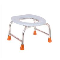 Vei Jie Metal Squatting Chair, Shower Toilet, Foldable Toilet, Thick Stainless Steel Mobile Toilet, Disabled/Elderly Toilet Stool - Carrying 100kg db