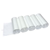 XYBAGS 5 Gallon Small Garbage Bags, Clear, Wastebasket Trash Bags, 125 Counts