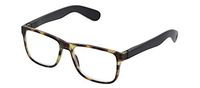 Peepers by PeeperSpecs unisex-adult Hutch Focus Square Blue Light Filtering Reading Glasses, Tortoise/Black, 54 mm, +3.00