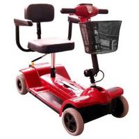 Zipr 4 Xtra Hybrid Travel Scooter - Red