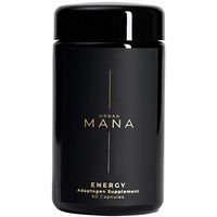 Urban Mana Energy | Premium Mushroom Extract Supplement | Cordyceps + Ashwagandha + Rhodiola + Shilajit | Increase Energy & Cognitive Function | Stress & Anxiety Relief | Vegan Capsules