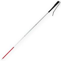 Blind Cane Outdoor Guide Blind Cane Carbon Fiber Folding Cane White Cane Size 145Cm