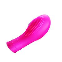 FUNZZY Portable Finger Stimlator B0dy Msager Six Toys for Women 2 Pcs (Pink, M)