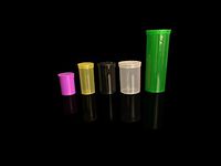 DRAM 5 Pack Medicine Bottle Wellness Containers 08,13, 19, 30, 60 Drams Assortment of Colors (Mix - Random)
