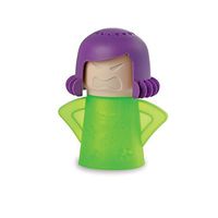 Microwave Cleaner New Metro Angry Mama Microwave Oven Fast Action Steam Cleaner Kitchen Gadget Tool (Purple Green)