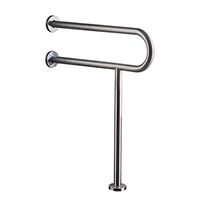 Bathroom safety rails Handrail bar, 70 70cm long 304 stainless steel U-shaped handrail elderly child disabled support track for bathroom shower room bathroom