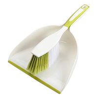 Broom and Dustpan Broom Set Small broom set Children's desktop garbage shovel Mini small broom Household sweeping Long Handled Dustpan and Brush Set wisp broom (Color : Yellow)