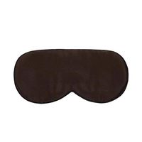 MINILUJIA Super Soft Natural Silk Sleep Mask for Kids Travel Relax with Adjustable Strap Silk Eye Mask for Sleeping Blocking Light (Black)
