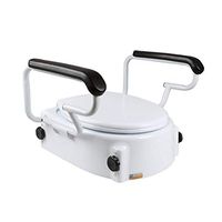HSRG Toilet Seat Riser with Arms, Toilet Safety Rail Support Frame for Handicap Senior Bariatrics, Elderly Balance