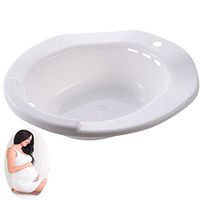 YAOBAO Sitz Bath Hip Bath Tub Flusher Bath Basin Fumigation Medical Grade Bath for Pregnant Women Hemorrhoids Patients, Men Women, 0.5Kg,White