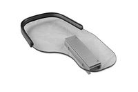 Stationary Wheelchair Half Tray with Rubber Rim