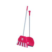 Kylin Express Creative Children Cleaning Tools Mini Broom and Dustpan Plastic Grips Sweep Sets#C