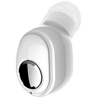 Nakosite DAB2433 Mini Wireless Earbud Bluetooth Headphone with amazing in ear Stereo Sound A Cordless White Earphone Sport Headset with mic for Smart Phone iPhone and Android.(1 Earbud)