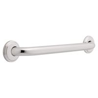 Franklin Brass 5918BS 1-1/4-Inch x 18-Inch Beveled Edge Concealed Mount Safety Bath and Shower Grab Bar, Bright Stainless Steel