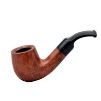 Gasparini Mignon Petite Briar Pocket Size Bent Billiard Brown Tobacco Smoking Pipe