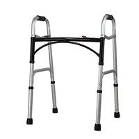 Ultra-Light Compact Travel Folding Walker | Elderly Walks Mobility Aid for Handicap | Bariatric Adult Walking Frame - Adjustable, Portable, Lightweight