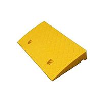 Street Curb Ramp, Portable Factory Loading Ramps, Multiple Height Climbing Mats 5-9cm Car Wheelchair Skid Curb Ramp (Size: 50 27 7cm) (Color : Yellow, Size : 50275CM)