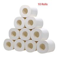 Household Rolls Paper Towels, Hand Tissue Napkin Bath Toilet Paper Soft Cleaning Paper for Daily Use, Choose The Right Number of Rolls Paper (White3)