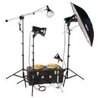 Smith Victor K84, 4 Light, 1000 watt Ultra Cool Photoflood Portraiture Kit