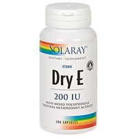 Solaray - Natural Vitamin Dry E, 200 IU, 100 capsules