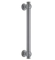 Jaclo G60-32-SG 90 Degree Reeded with End Caps Grab Bar, Black Nickel
