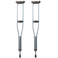 UPANV Axillary Crutch,Standard Aluminum Crutches, Adjustable Height and Handle Crutches,Medium,Large,Large