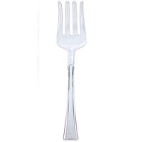 Lillian Plastic Salad Serving Fork, 1 Unit, Clear