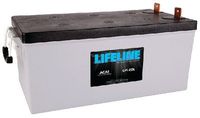 New Lifeline Agm Batteries Batteries Llgpl8dl Group 8D MCA 1675 AH 255 RC 475 20.76" L x 10.9" W x 8.6" H