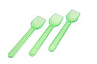 Yocup Transparent Gelato Spoon - 3000 Count (Green)
