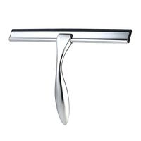 LVH Shower Squeegee Stainless Steel Handle Silicone Blade Squeegee Wiper for Car Glass Window Mirror Bathroom Suction Cup Hook (Only Squeegee)