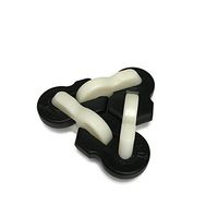 FiddlLINK Zebra (Single Pack) - Fiddle Link Based Fidget Tool. Desk and Office Toys for Stress and Anxiety Relief, Hand Exercise, Finger Strength, and Dexterity. Fidget Cube and Spinner Alternative.