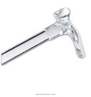 Contour Handle Lucite Cane - Left